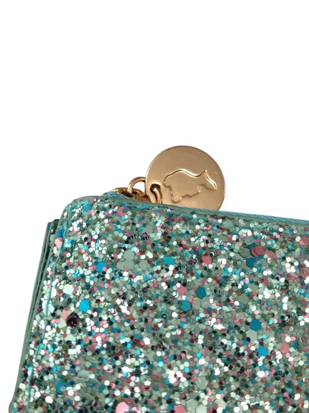 Disney Princess Cinderella X Sigma Makeup Bag Blue Sparkly Glitter Pouch